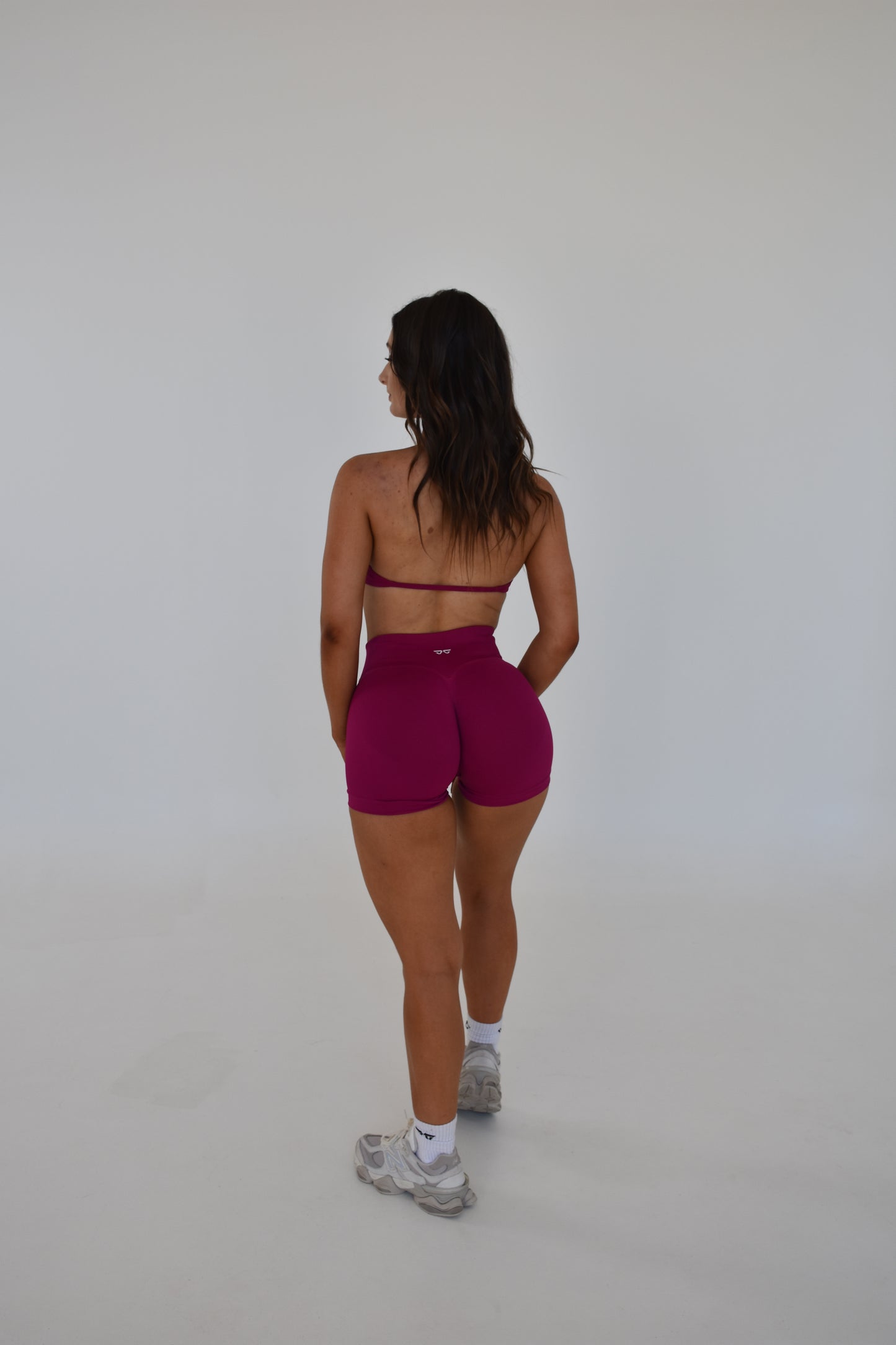 Gym Gods sculpt shorts - Berry