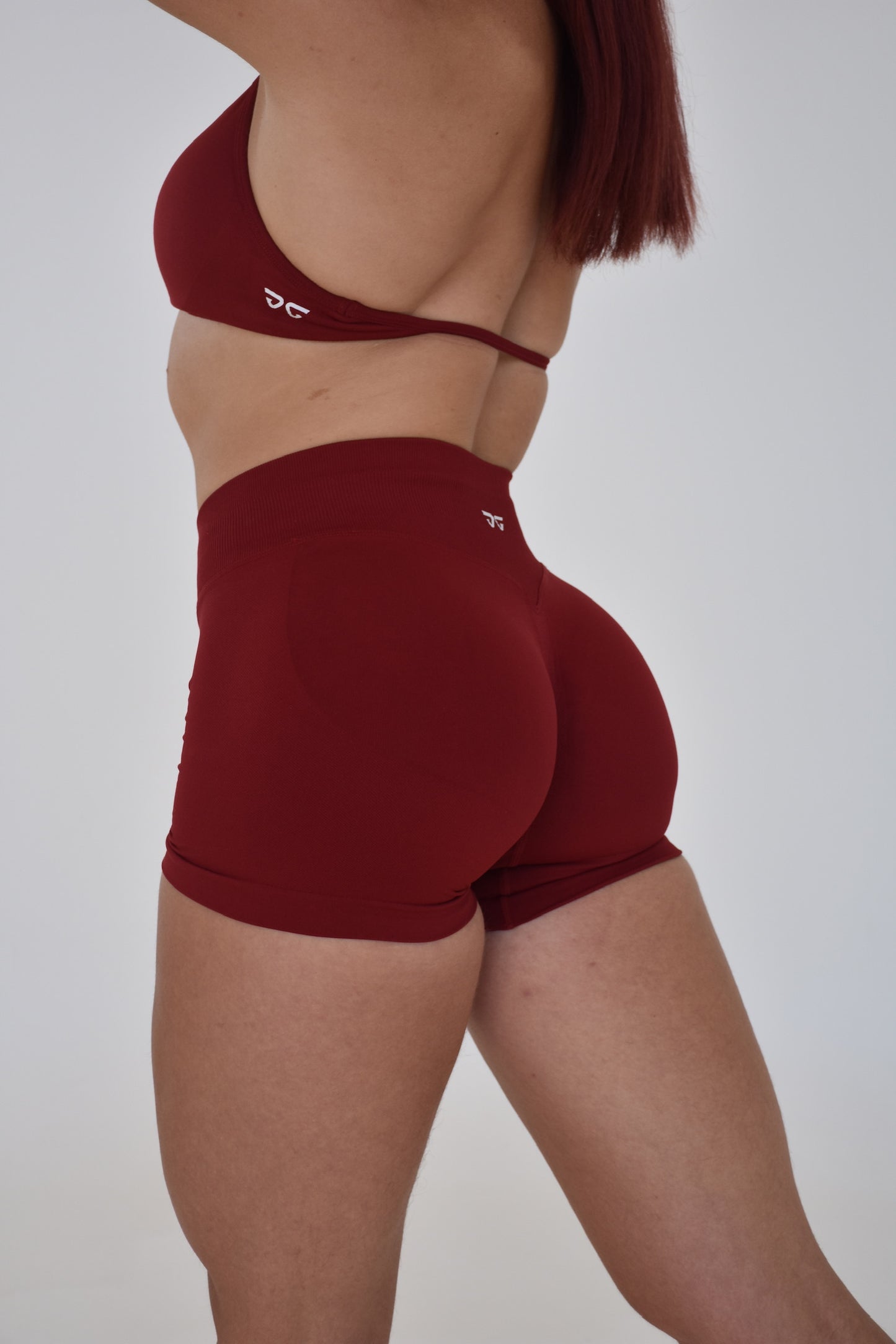 Gym Gods sculpt shorts - Deep Red