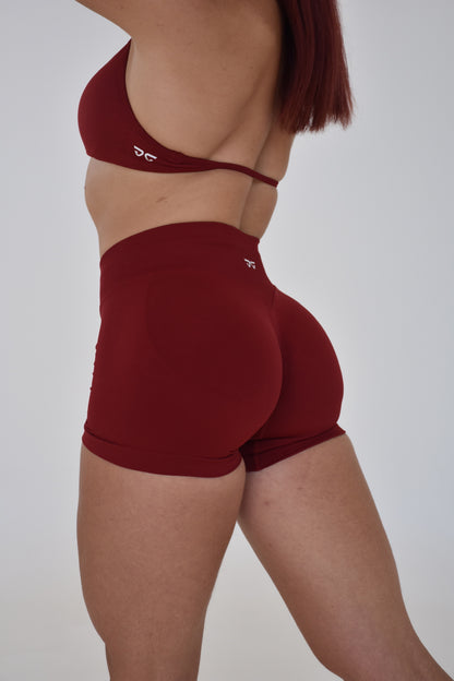 Gym Gods sculpt shorts - Deep Red
