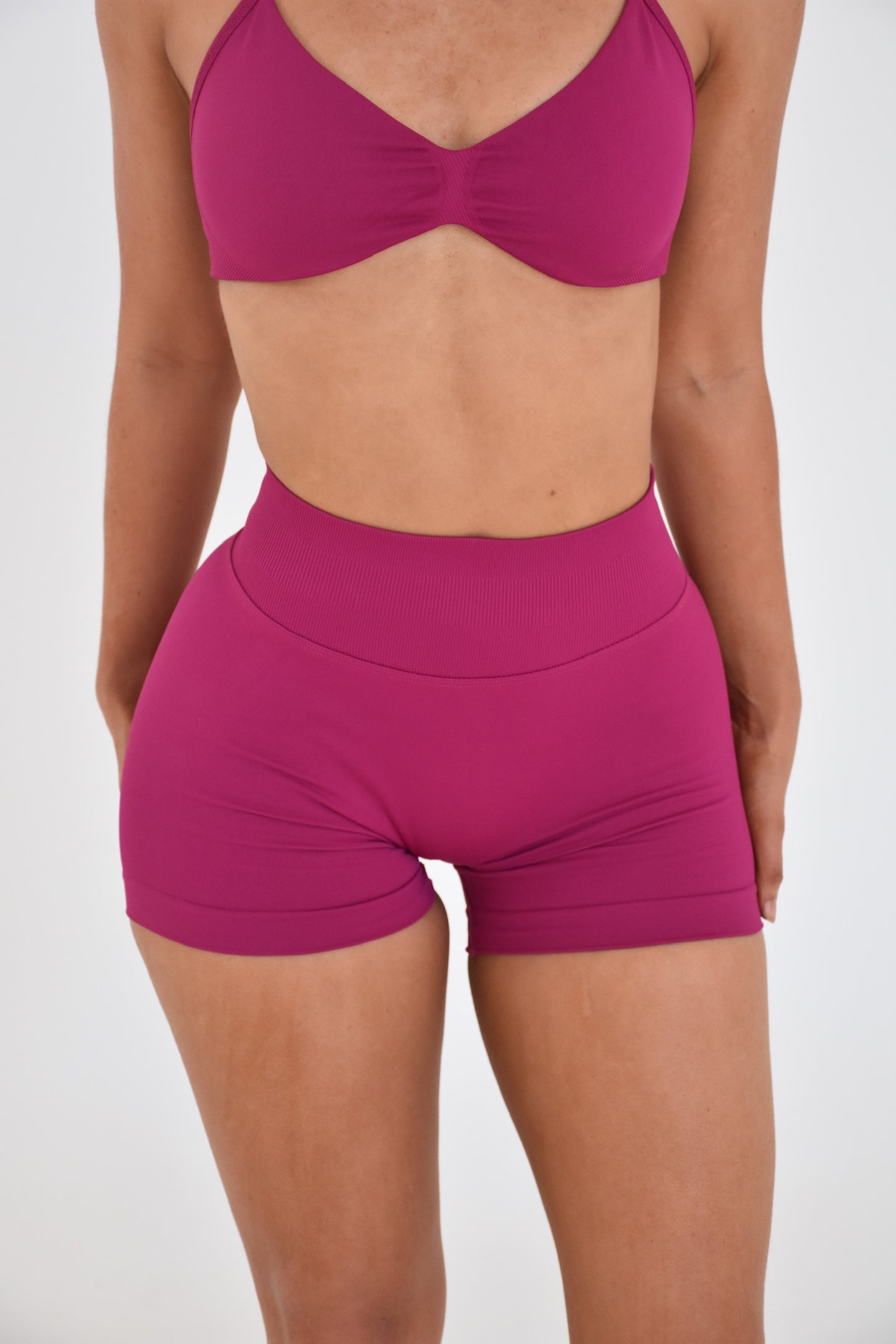 Gym Gods sculpt shorts - Berry