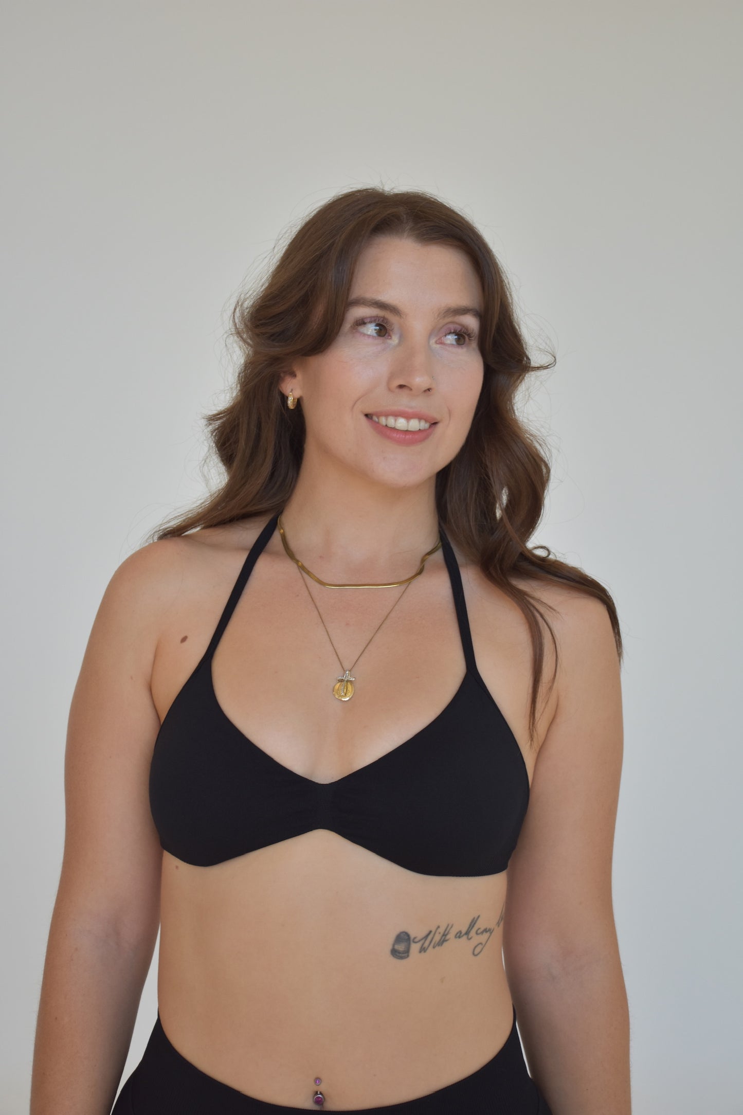 Gym Gods Sculpt crop - Black