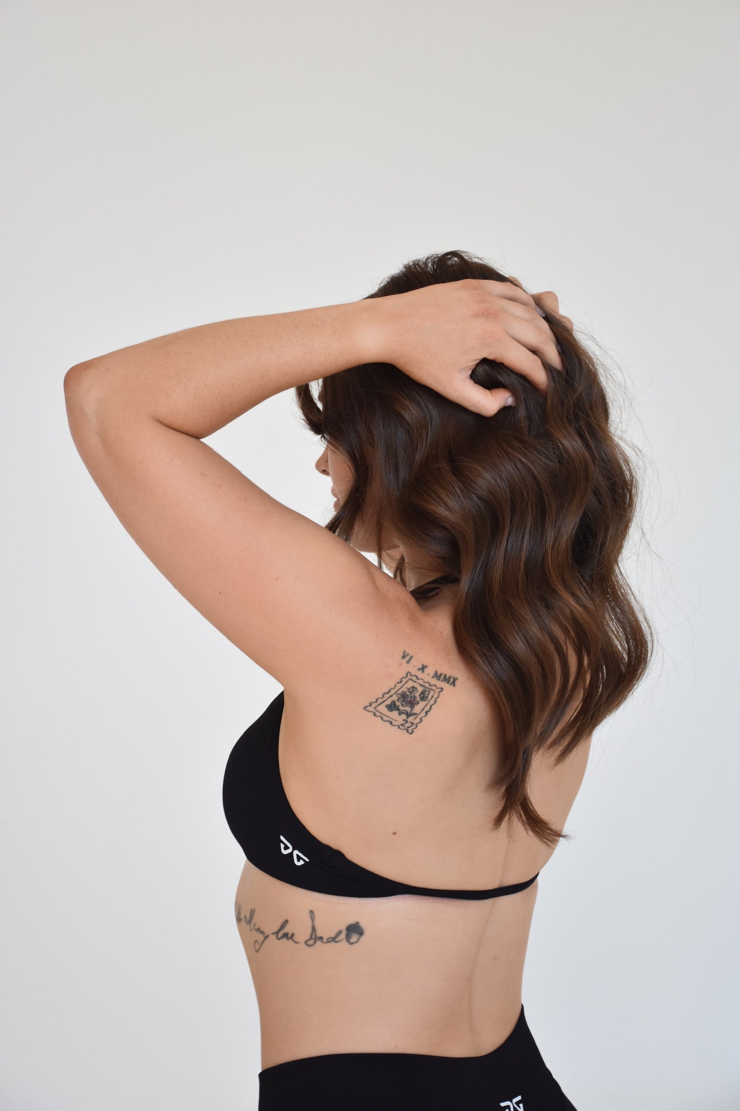 Gym Gods Sculpt crop - Black